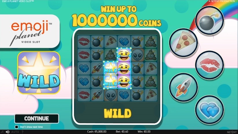 Emoji Planet slot review โดย ค่าย NetEnt