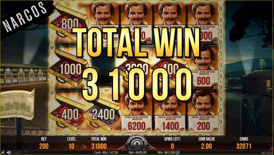 Narcos Slot Review เกมสล็อตออนไลน์